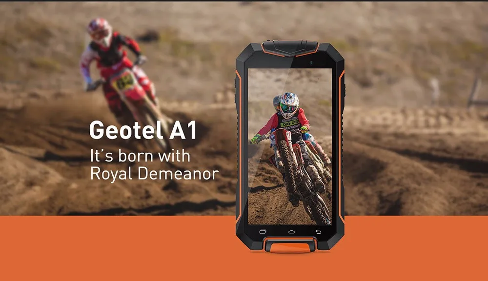 Подарок! GEOTEL A1 3g Android 7,0 смартфон 4,5 ''MTK6580 1. 3g Гц четырехъядерный 1G+ 8G IP67 водонепроницаемый пылезащитный Мобильный телефон