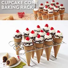 Мороженое дисплей стойки 16 шт. сосулька тарелки для Кондитерская декор стола Дети Декор для вечеринки в честь Дня Рождения Кекс конусная стойка