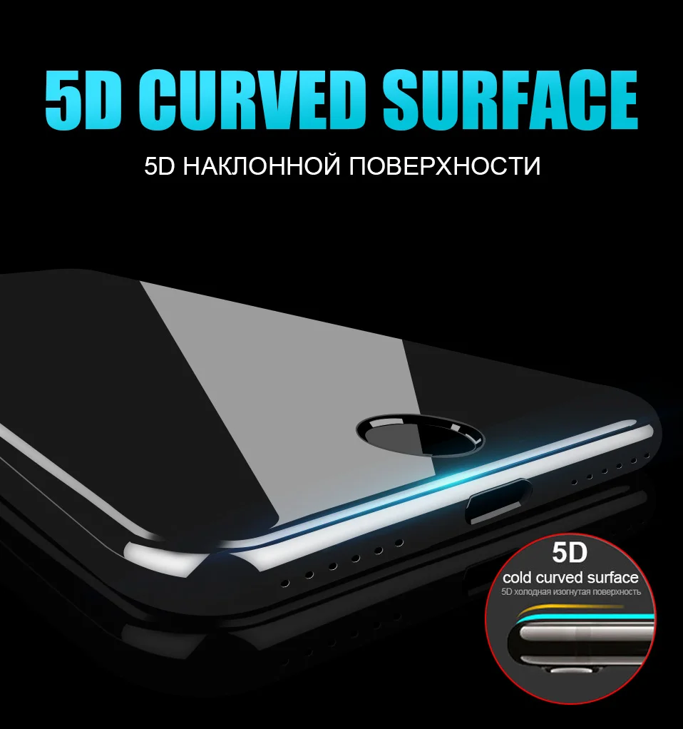 5D закаленное стекло для iphone 11 Pro XS Max iphone 11 11pro полное покрытие стекло для iphone 11 XR 7 6 6s 8 plus X защита экрана 3D