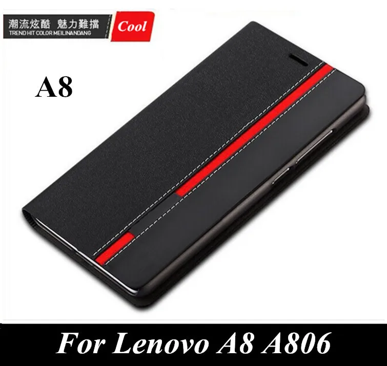 Luxury wallet bag stand Mixed colors Top PYTHORE Leather case For Lenovo A8 A806 A806T Phone cover with card slot