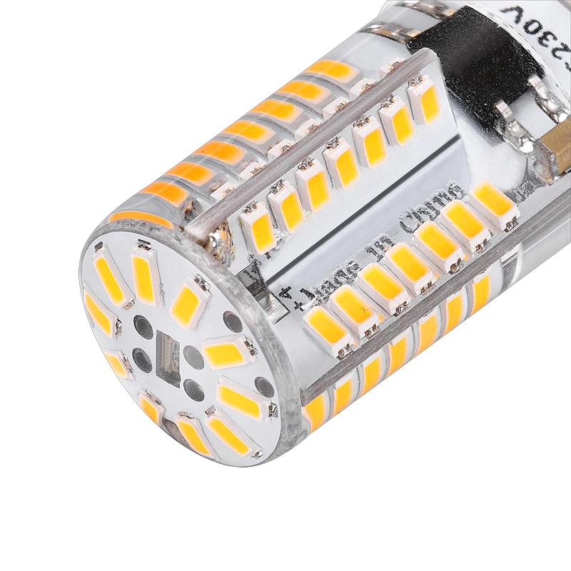 10 шт. светодиодный светильник G9 220 В 230 3 Вт с регулируемой яркостью 3014 SMD 66 сменный