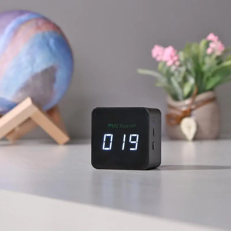 Мини Портативный Smart Air Quality PM2.5 монитор детектор газоанализатора тестер мониторинга качества воздуха лазерной PM2.5 детектор Тестер