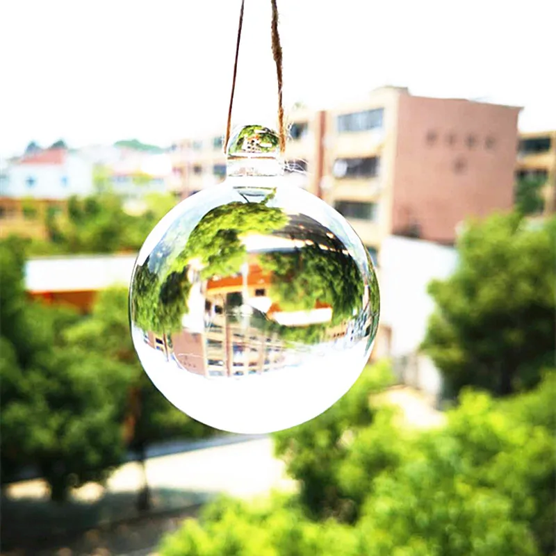 50 мм прозрачное стекло магический гладкий шар Великолепная хрустальная люстра в виде шара часть Рождественская елка капли украшения дома