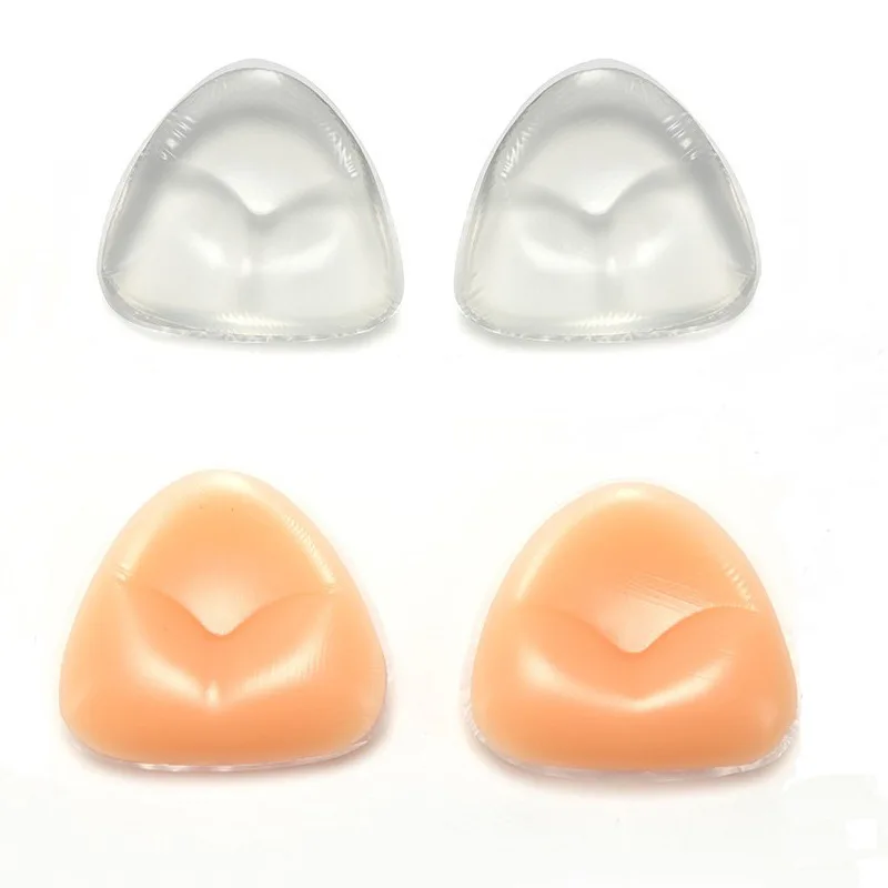 

2PCS Swimwear Self Adhesive Breast Petals Nipple Cover Pasties Chest Paste Silicone Inserts bikini Pads Sponge Women Push Up Bra