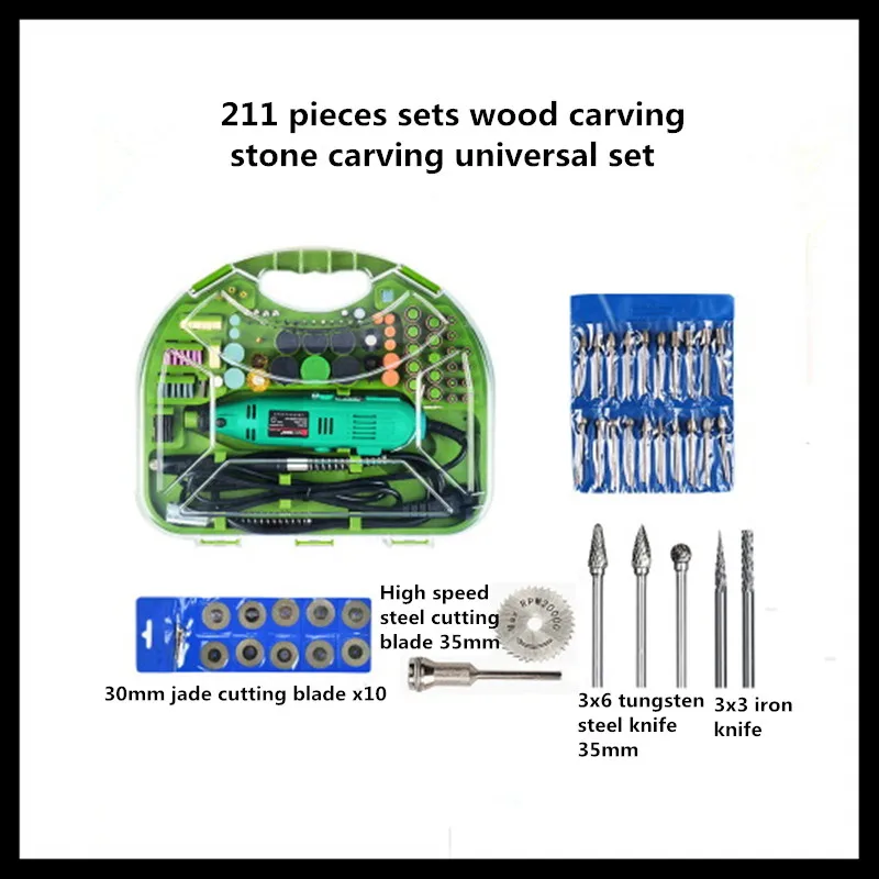 Stone carving wood carving small electric drill hand grinding drill