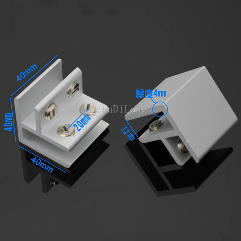 4pcs 90degrees 2ways corner glass clamp clips 03