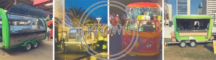 KN-XTL2 промотирования продажи 4 колеса длиной 4 м длина Мобильная тележка для пиццы еда Кофе улица фаст-фуд торговый грузовик