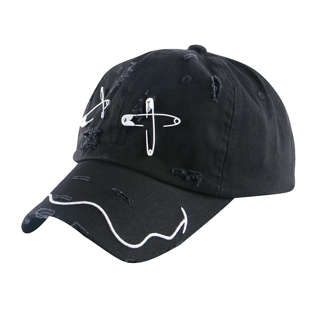 wholesale mens women novelty baseball cap custom design hole pattern