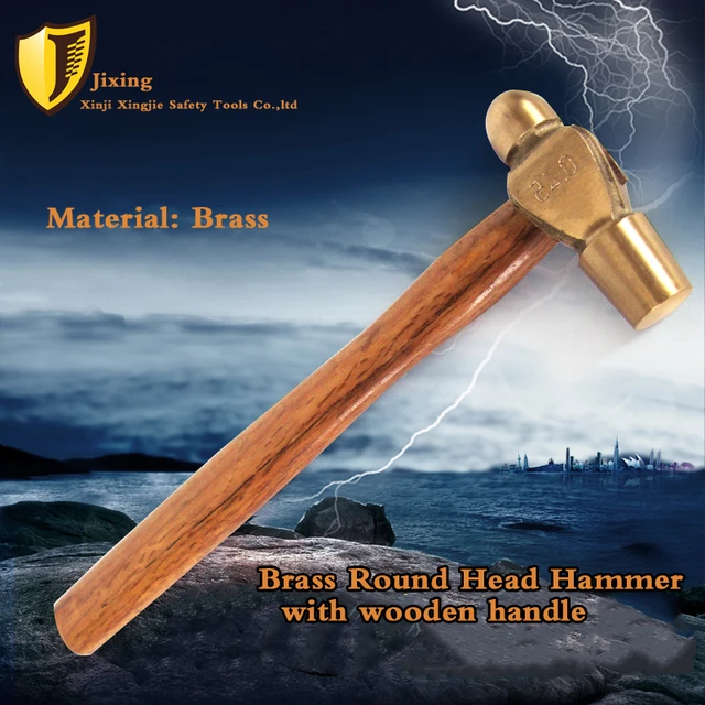 Brass and Nylon Hammer with Detachable Face -HAM-370.05