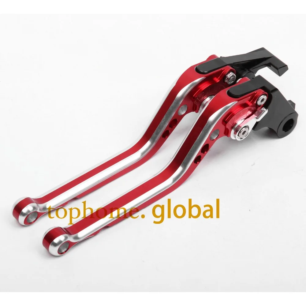 

CNC Motorcycles Brake Clutch Levers Regular size Mixed Red&Silver Color For Honda CB900 Hornet 2002-2003 2004 2005 2006