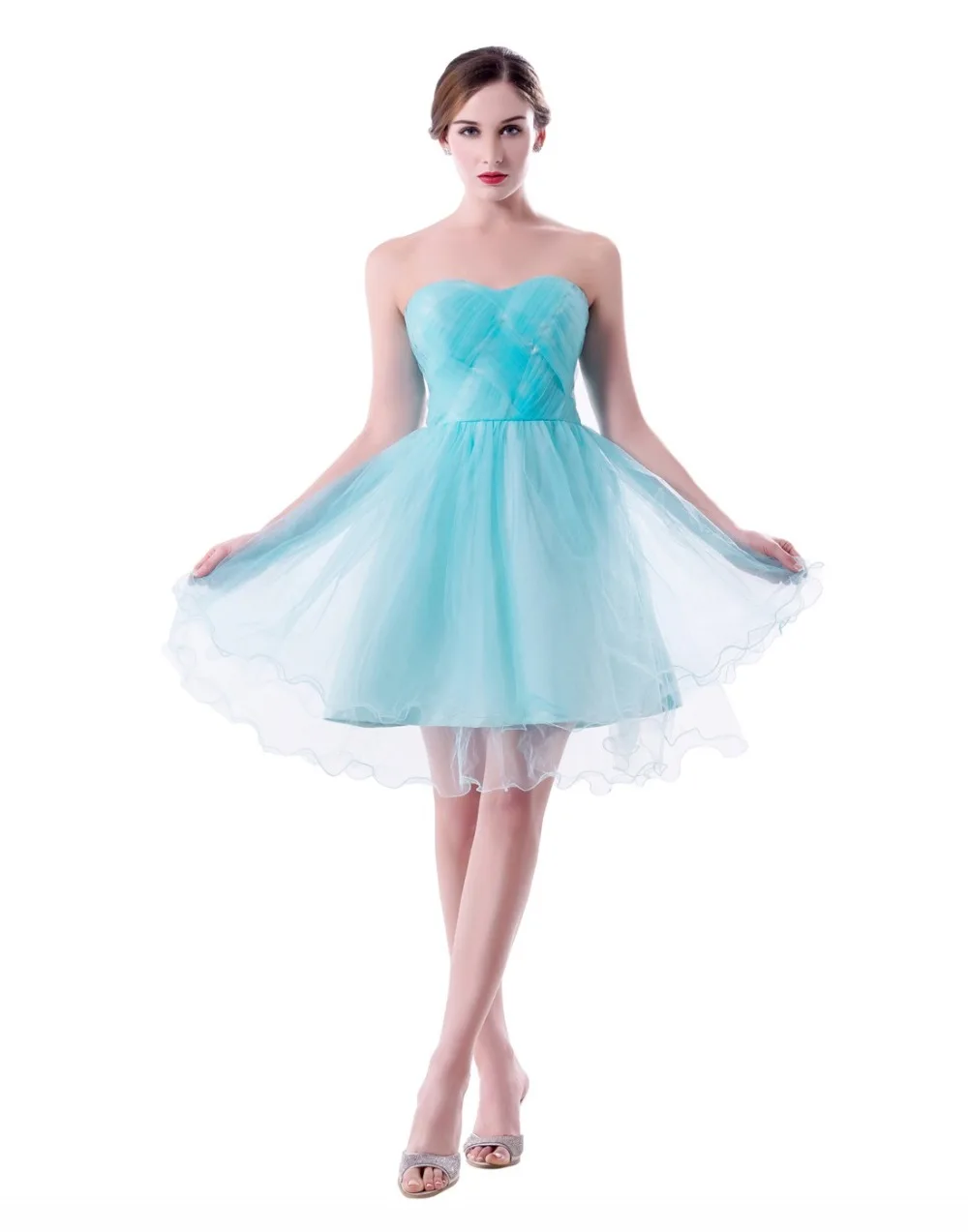 Maid of Honor Dresses Purple Short