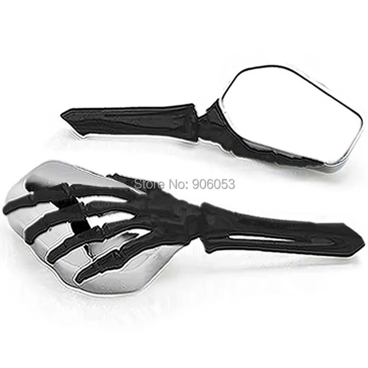 

Skeleton Skull Hand Motorcycle Mirrors For BMW Dakar Standard GS G 450 650 800