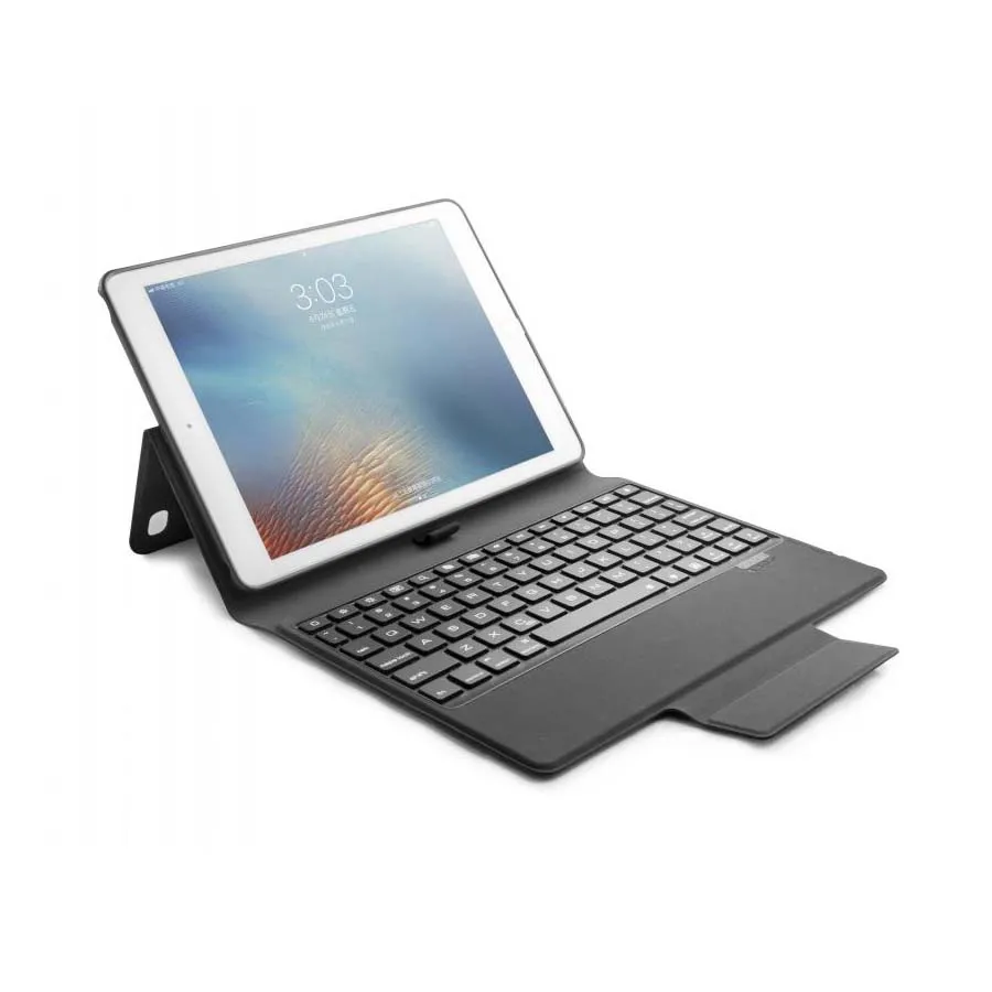 Wireless Bluetooth Keyboard PU Leather Case (9)