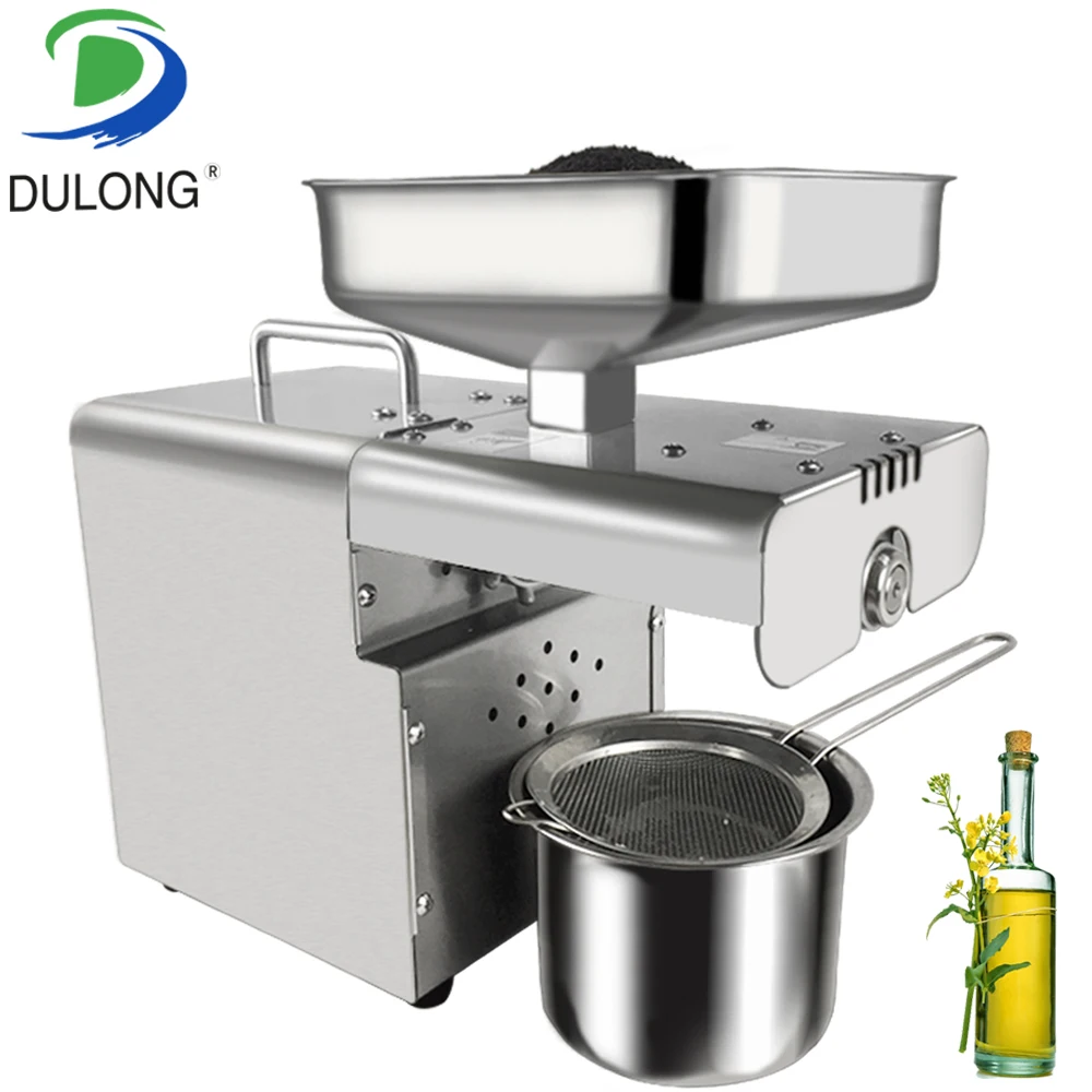 

Automatic Stainless Steel Temperature Control Oil presser Cold Hot Press Seeds Oil Press Machine High Extracting Rate Oil Making