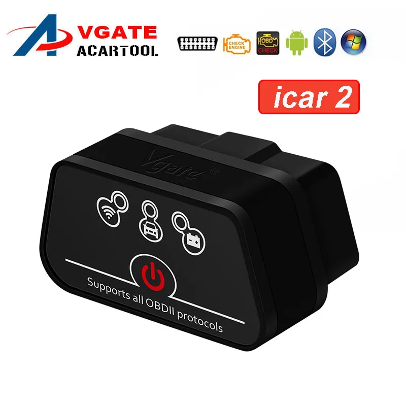 

Diagnostic tool ELM327 Vgate iCar 2 Bluetooth OBD Scanner iCar2 Elm327 Bluetooth Diagnostic Interface Code Scanner Free shipping
