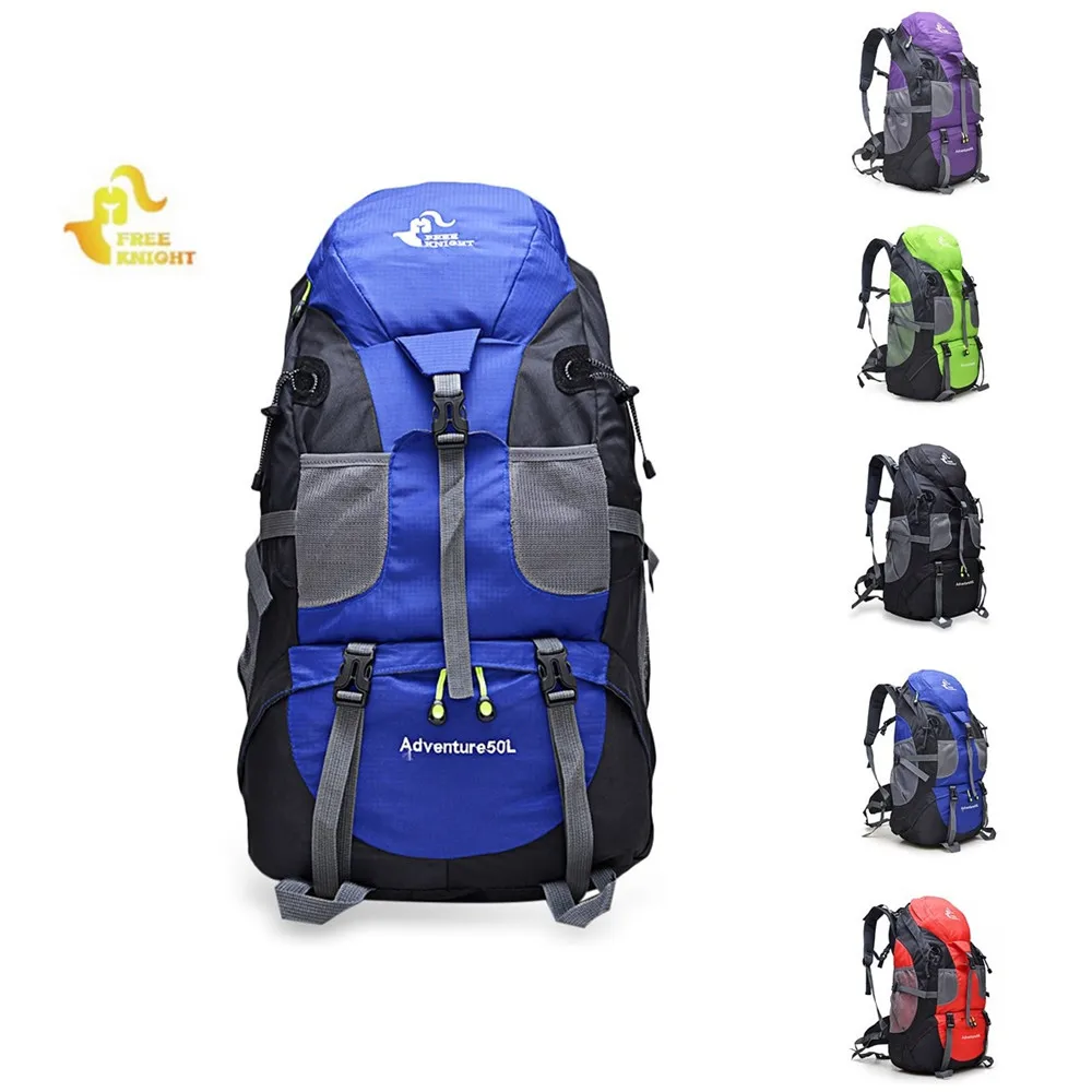 

FREEKNIGHT FK0396 50L Waterproof Nylon Backpack Men Tactical Hiking Backpack Molle Bag Pack for Climbing Cycling Hikling