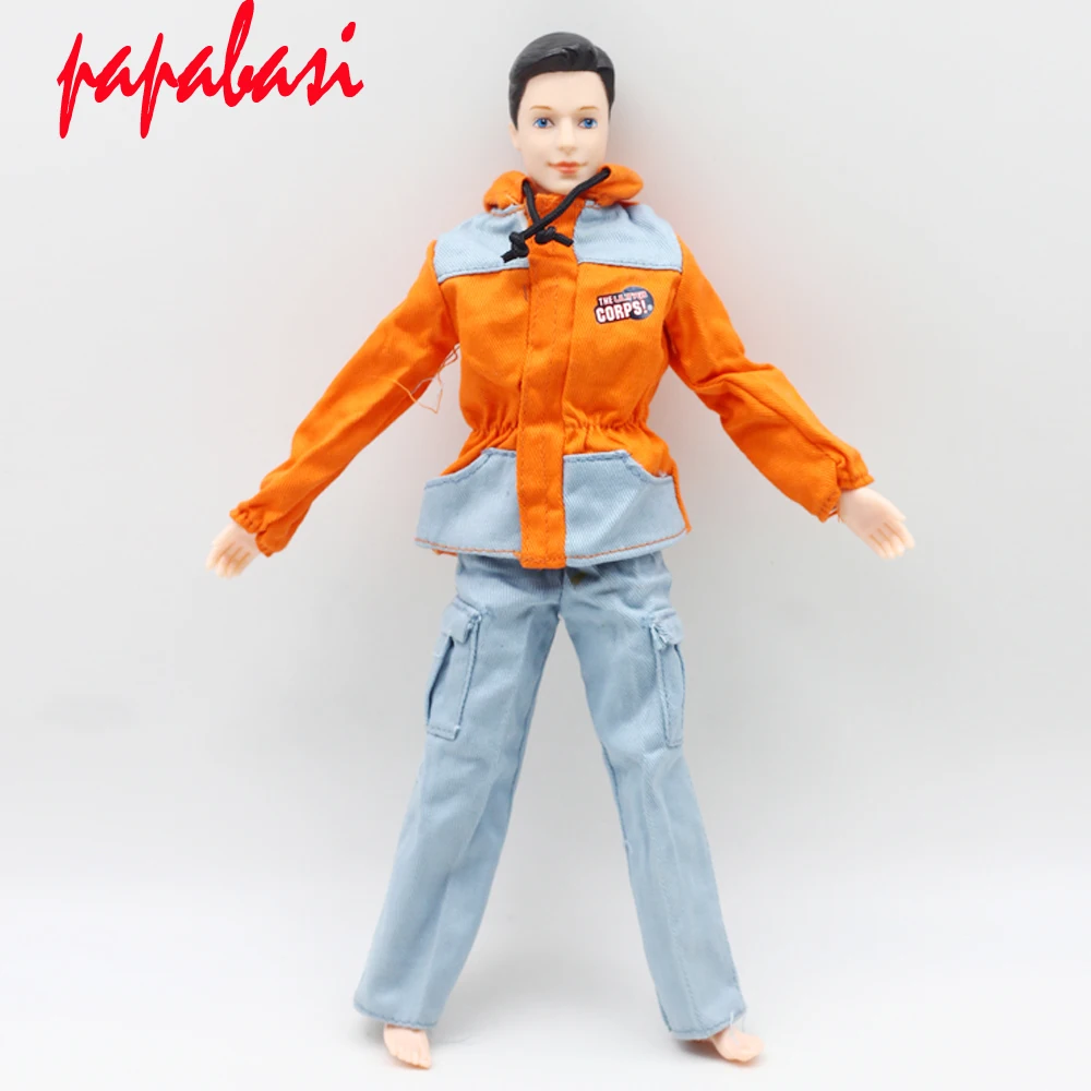 

One Set Prince Doll Casual Handmade Clothes Fashion Soldier Outfits for 1/6 boy firend ken dolls Toys W010