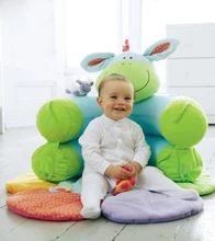 Sofá Inflable Del Asiento Del Burro verde Granja Flor Me Sit Up Cosy Infantil Juego Mats Sofá Suave