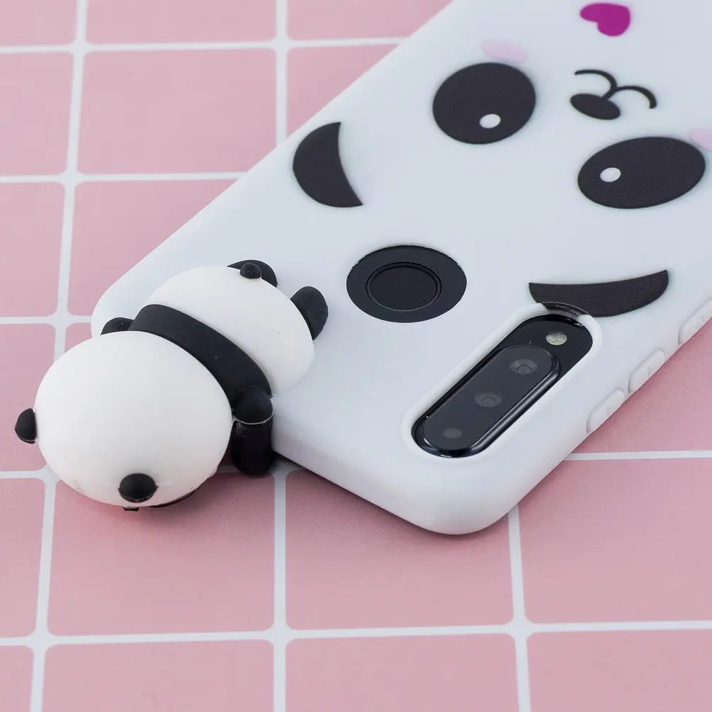 Силиконовый чехол для Huawei P30 Pro мягкий ТПУ 3D единорог свинья медведь розовый милый