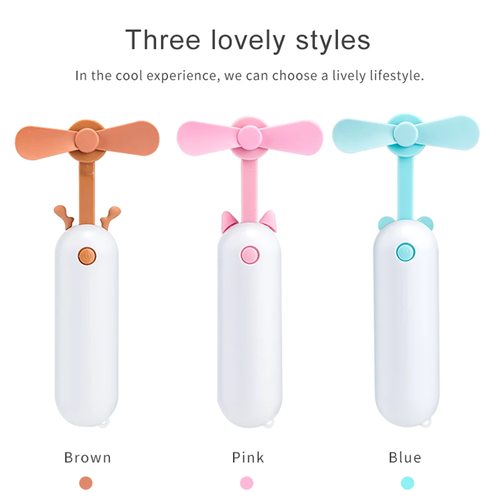 

Cute Folding Fan Mini Portable Cooling Fan Outdoor USB Rechargeable 2019 Bamboo Dragonfly Pocket Fan Handheld Summer Travel