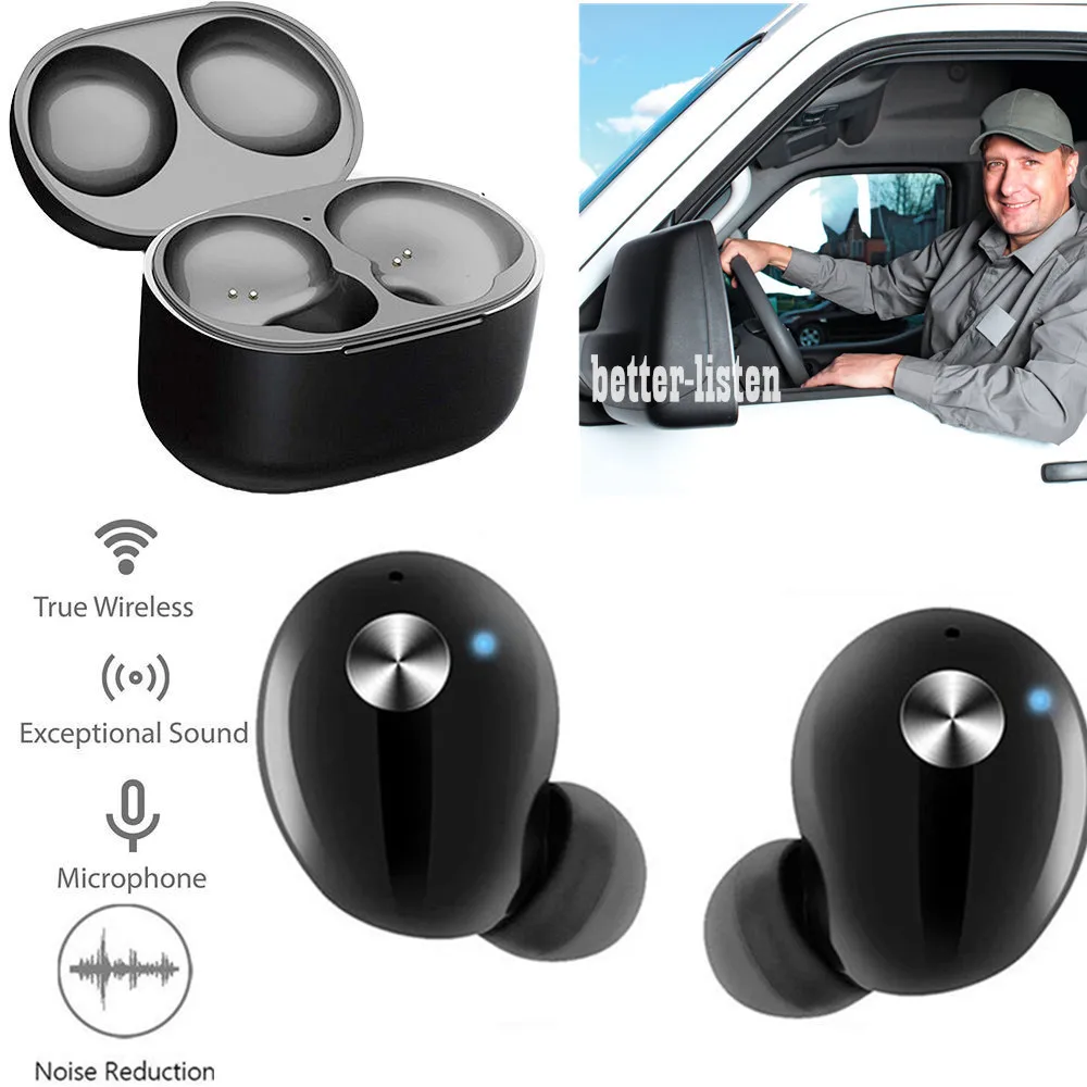 

TWS Mini Bluetooth V4.2 Earphones True Wireless Headphones with Charging Box Dual Mic Stereo Earbuds Waterproof Headset