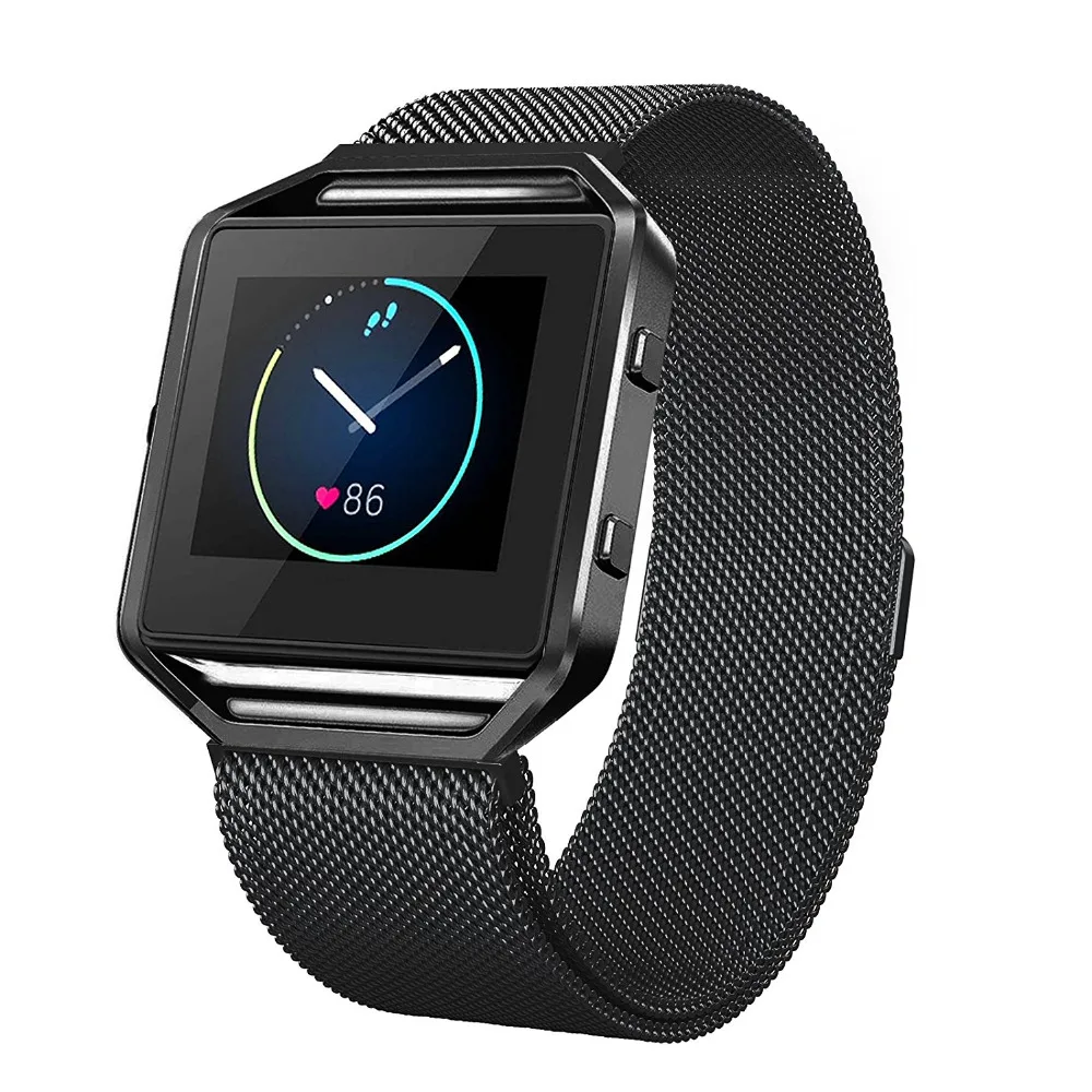 

Milanese Loop Watch Replacement Band Stainless Steel Magnetic Closure Bracelet Strap for Fitbit Blaze Smart Fitness Watch Women