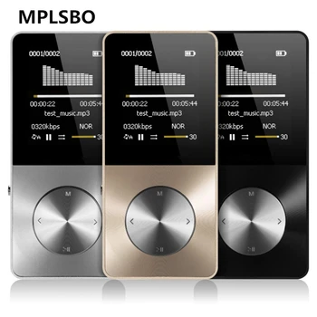 

MPLSBO HiFi Metal MP4 Player Built-in Speaker 4GB 8GB 16GB 1.8 Inch Screen TF card slot Card with Video Alarm FM E-Book