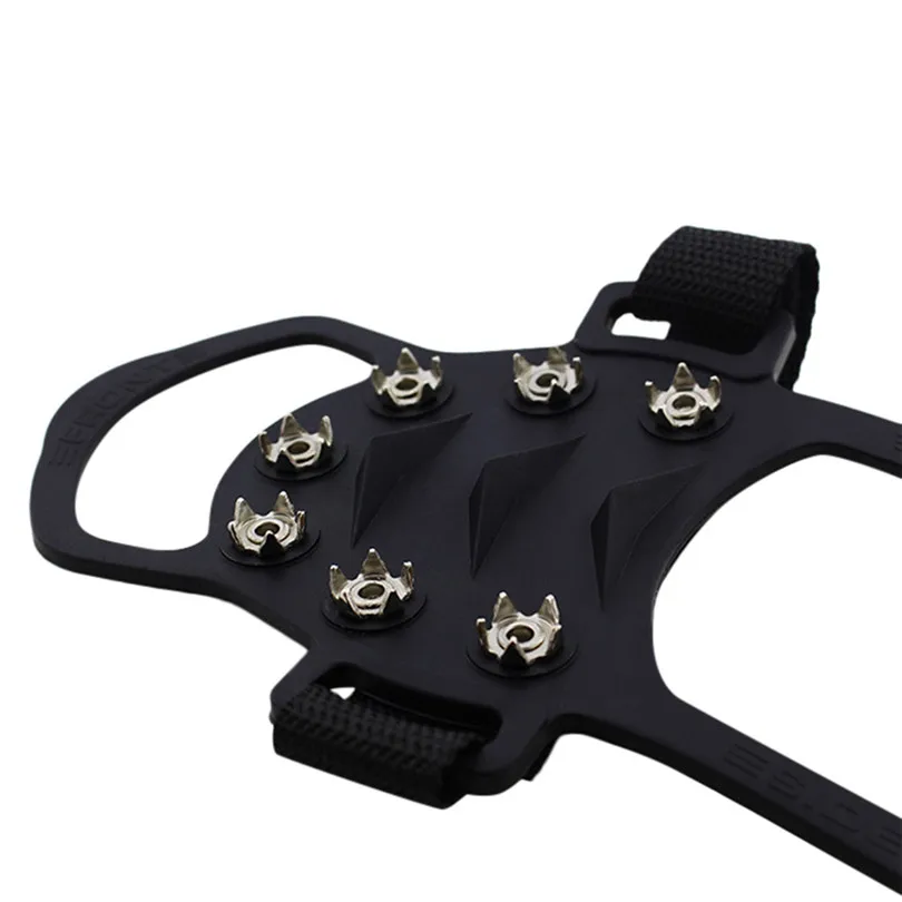 Ice Gripper Spike for Shoes Outdoor Anti Slip Climbing Snow Spikes Crampons Cleats Chain Claws Grips Boots Cover #3d20 (6)