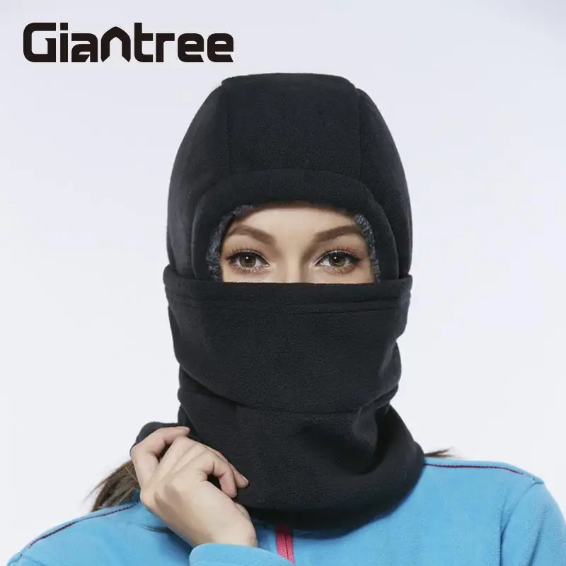 

giantree Leisure Mask Blue Riding Mask Keep Warm Outdoor Hat Black Mountaineering Riding Protection Mask