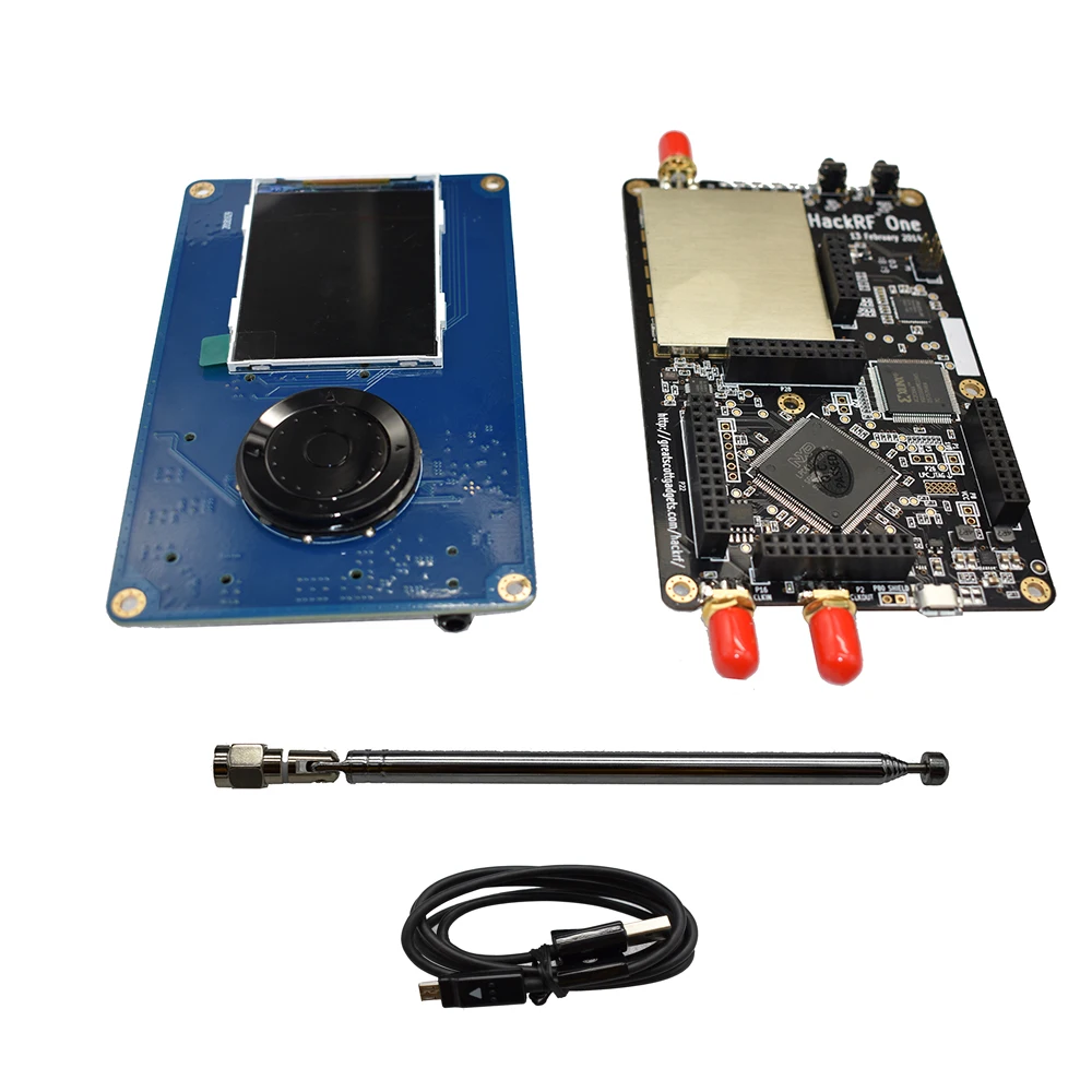 Lusya PortaPack консоль 0.5ppm TXCO с антенной для HackRF One 1 МГц-6 ГГц SDR приемник FM SSB ADS-B SSTV Ham Радио C1-007