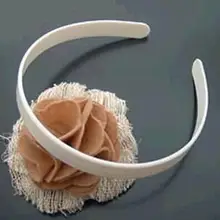 DIY 15mm plastic headband white hair accessory cheap 10pcs per pack wholesale free shipping