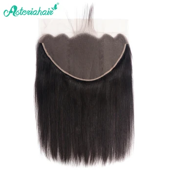 

Asteria Hair Brazilian Straight Hair Lace Frontal 13x6 Pre Plucked Free Part 100% Human Hair 13X6 Lace Frontal Remy Hair