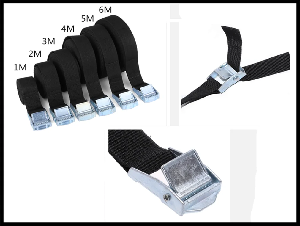 Car and motorcycle accessories buckle with ratchet belt tow rope for Mercedes Benz ML63 M-Class Ener-G-Force ML500 ML350 GL450