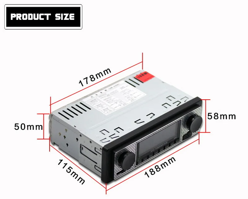 Автомобильный MP3-плеер AUX USB громкой связи Bluetooth гарнитура для одновременное подключение двух телефонов дистанционного Управление AMPrime автомобиль радио Bluetooth Съемная передняя Панель Авто аудио стерео