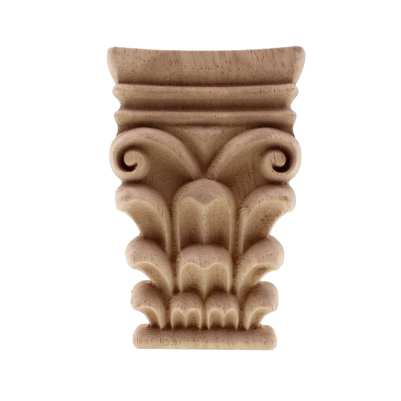 

Vintage Elegant Applique Carved Frame Furniture Unpainted Multi-Patterns Christmas Wood Carvings Home Decoration Accessories
