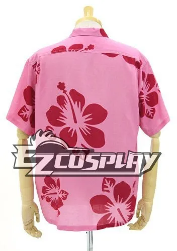 Bakemonogatari Oshino Meme design Aloha Pink Cosplay Costume