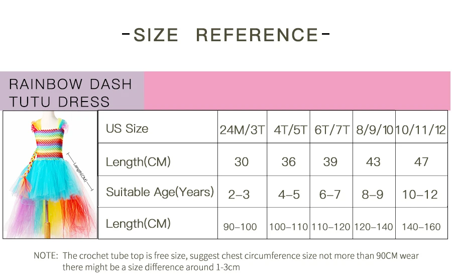 Candy Rainbow Tutu Dress and Daisy Hair Clip Set Girl Birthday Party Dress Easter Halloween Costumes Kids Pageant Ball Gown (1)