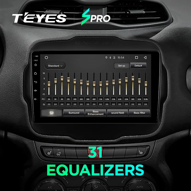 TEYES SPRO Штатная магнитола для Джип Renegade 1 Jeep Renegade Android 8.1, до 8-ЯДЕР, до 4+ 64ГБ 32EQ+ DSP 2DIN автомагнитола 2 DIN DVD GPS мультимедиа автомобиля головное устройство