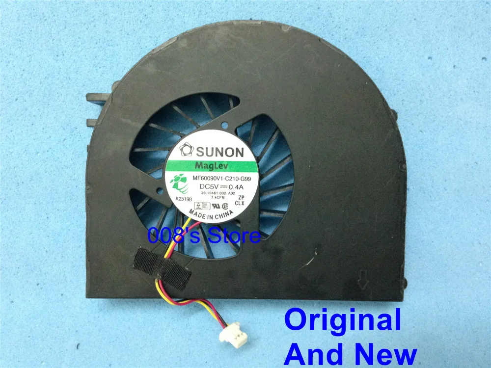 

New Notebook CPU Cooling Cooler Fan For Dell Inspiron 15R N5110 M5110 M511R 15RD By SUNON MF60090V1-C210-G99 DC5V 0.4A 3 Wires