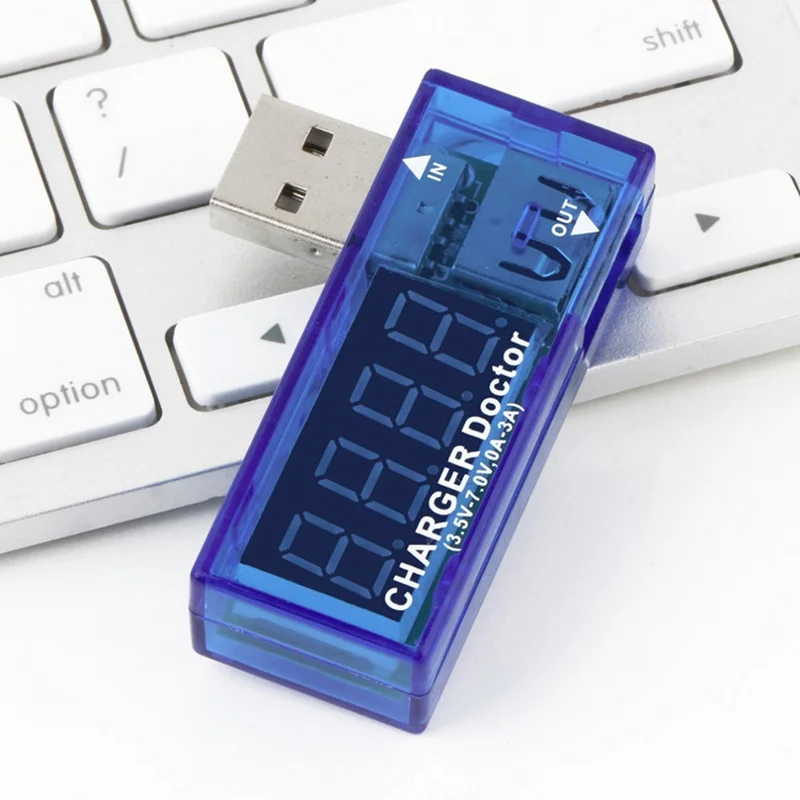 2 Pcs/set Mini USB Voltage Electric Current Meters High Quality Digital Mobile Power Charging Tester Meter | Измерительные