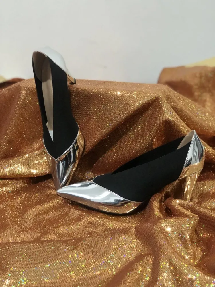 Женские туфли лодочки с острым носком на высоком каблуке для вечеринки Zapatos