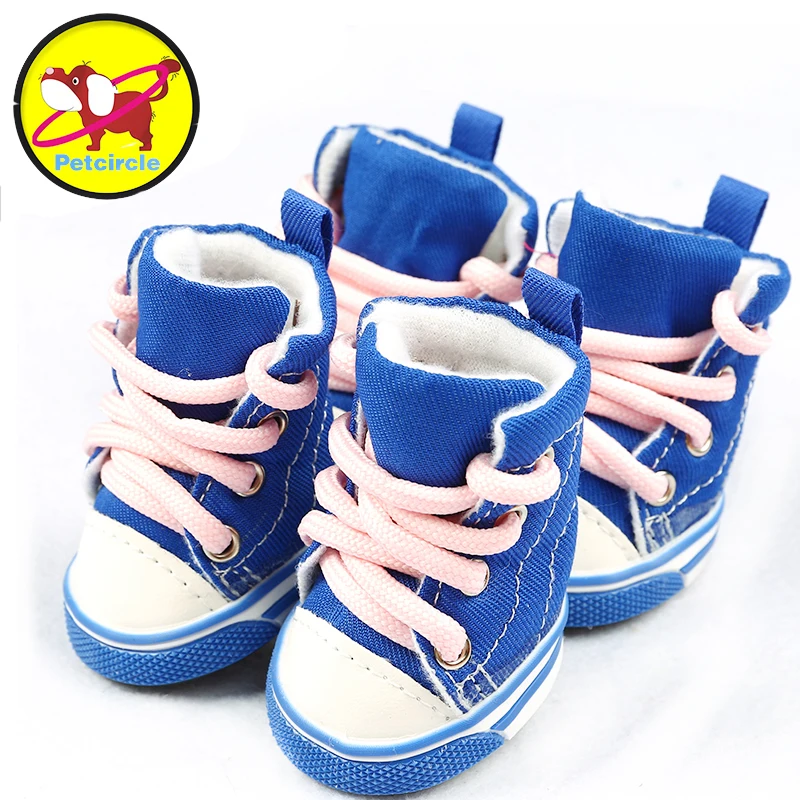 Hot pet dog cat shoes canvas dog shoe winter dog shoes for chihuahua