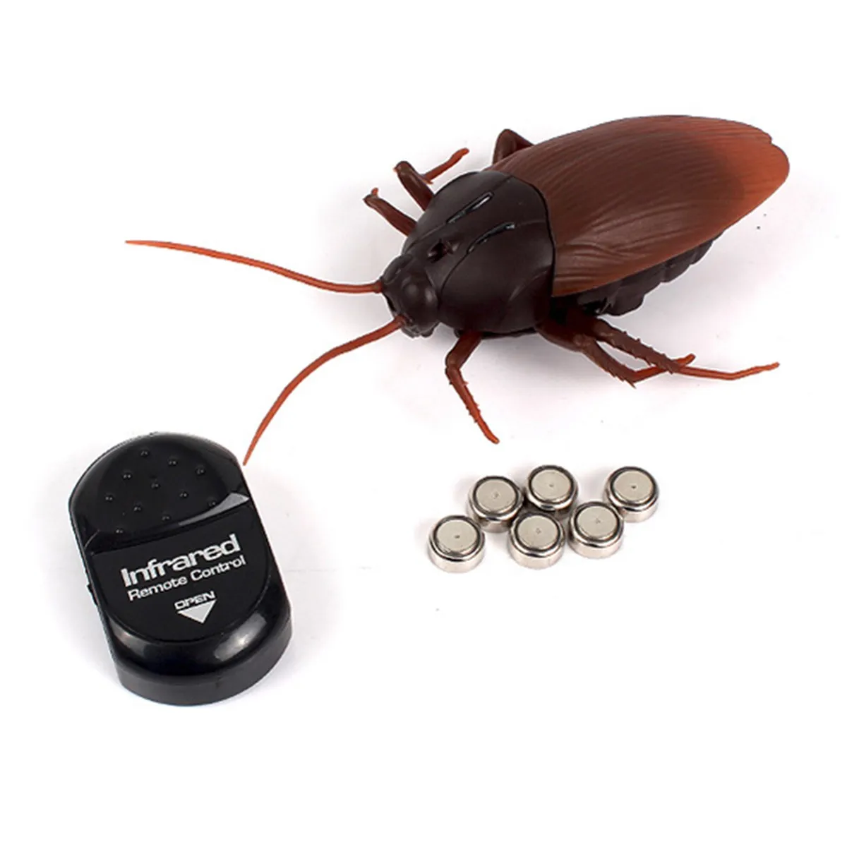 Funny Simulation Infrared RC Remote Control Scary Creepy Insect Cockroach font b Toys b font Halloween