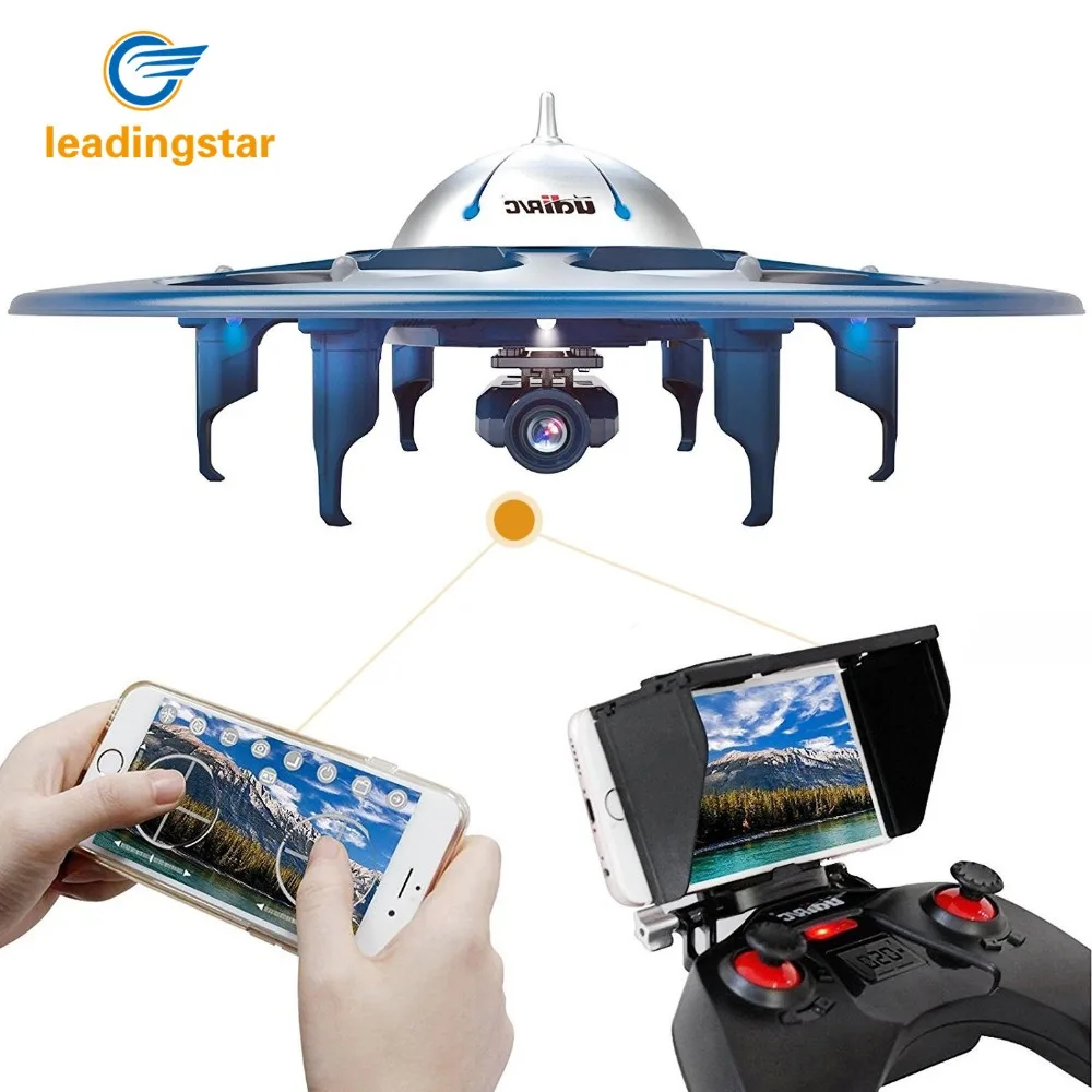 

LeadingStar UDI U845 WiFi 2.4GHz 6 Axis Gyro RC FPV Drone RTF Quadcopter with 2.0 MP HD Camera Remote Control 2 Batteries