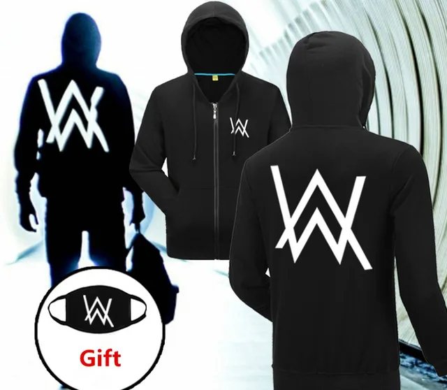 moletom do alan walker com mascara