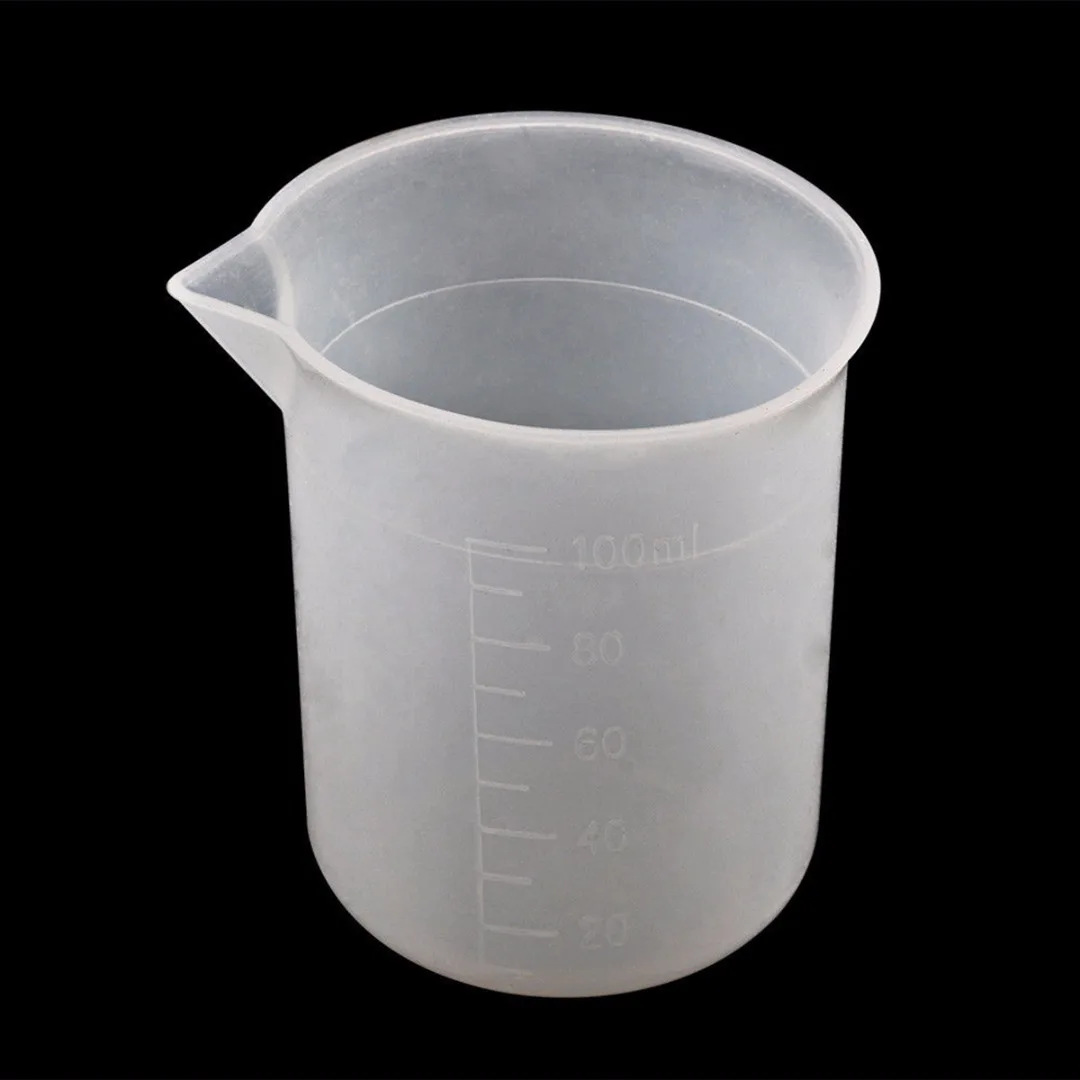 100ml New Measuring Cup Silicone Resin Glue Tool Jewelry Make DIY Practical Good Grips