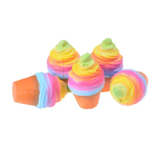 Kawaii мягкие льда CreamBun торт Милая Ароматизированная Подвеска детская игрушка в