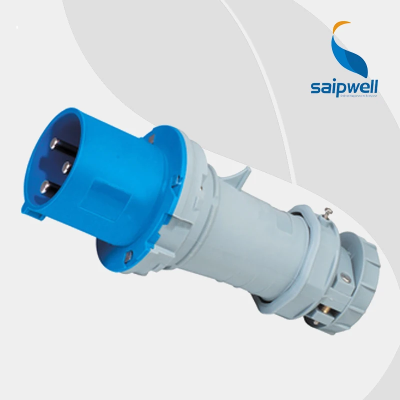 

SAIP HOT Sale CEE/IEC 3P 63A ip44 industrial plugs connectors (SP-1227)