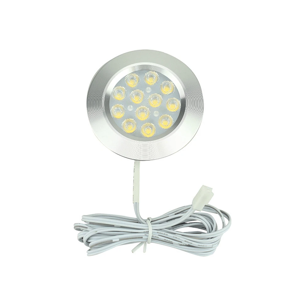 Trucar Contador De Agua Con Alambre Luz LED para armario y bebidas, 12V de CC, 3W, 12 LED, SMD2835, iluminación  de energía interior, lámpara para encimera de cocina, estante, armario -  AliExpress Luces e iluminación