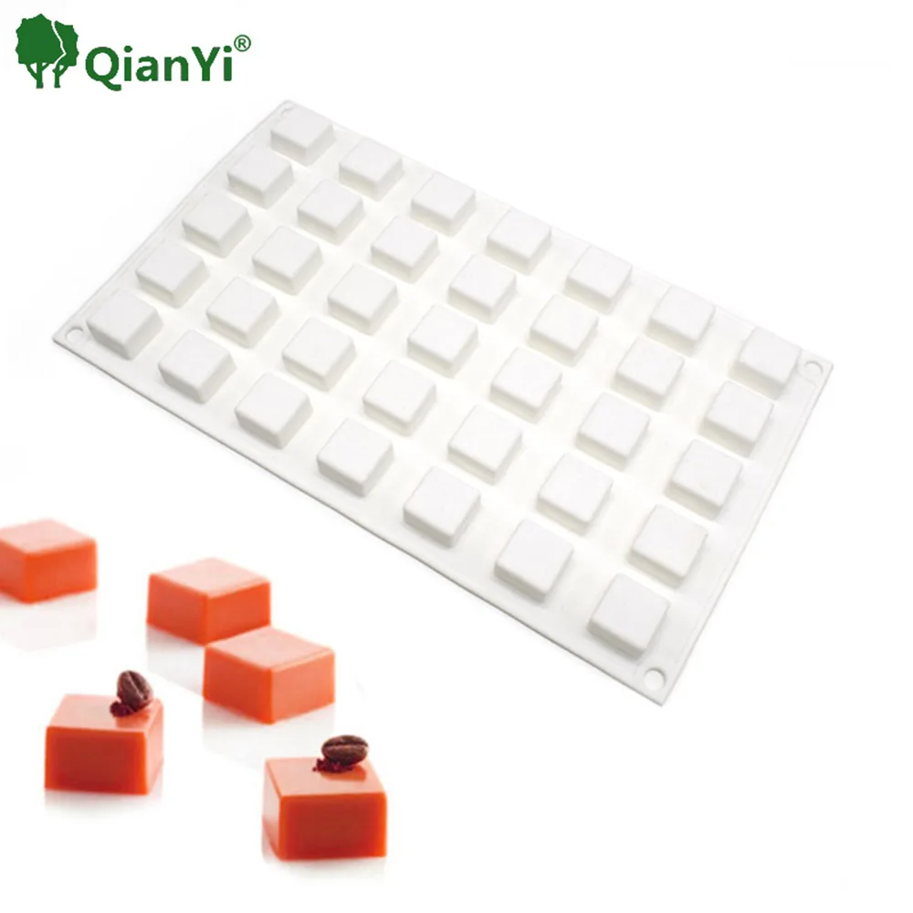 35 Hole Small Square Shape Silicone Molds Cake Decorating Tools